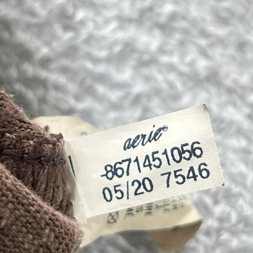 Aerie Women's XXL Brown Heathered Slouchy Harem Jogger Lounge Pants Lagenlook - Picture 6 of 10